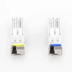 Transceptores Ópticos Bidireccionales SFP (Mini-Gbic)   Monomodo 1310  1550 nm   1.25 Gbps   1000BASE-BX   Conector