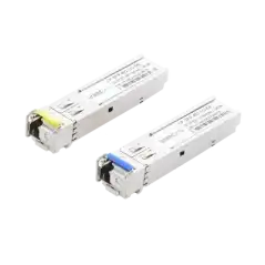 Transceptores Ópticos Bidireccionales SFP (Mini-Gbic)   Monomodo 1310  1550 nm   1.25 Gbps   1000BASE-BX   Conector