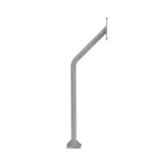 Base tipo tubular para instalación de cubierta BASEINT de videoporteros o interfones IP Fanvil y Grandstream altura