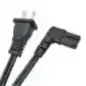 Cable de Alimentación Eléctrica para 120 240 Vca 1 Metro 2 Clavijas tipo Americano Conector en Forma tipo L Cable de Alimentación Eléctrica para 120 240 Vca 1 Metro 2 Clavijas tipo Americano Conector en Forma tipo L
