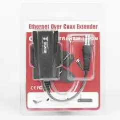 Kit EXTENSOR IP por cable CABLE COAXIAL para distancias de HASTA 200 m   REUTILIZA EL CABLEADO EXISTENTE PARA CONECT