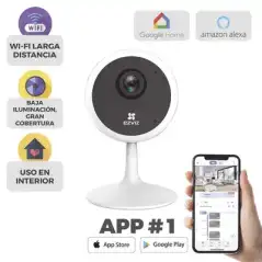Mini Cámara IP 2 Megapixel   Detección de Movimiento   Grabación en la nube   Notificación Push   Audio de dos vías