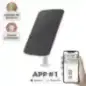 Panel Solar Para Recargar Cámara de Batería Mod. CS EB8 4G Evite Desmontar la Cámara para Recargar su Batería Co