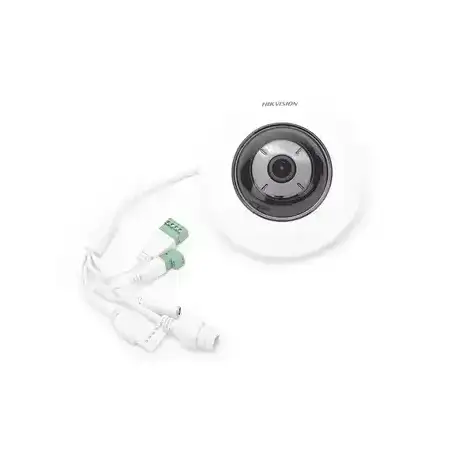 Mini Fisheye IP 5 Megapixel   Panorámica 180 grados    360 grados    Microfono Integrado   8 mts IR   Uso en Interio