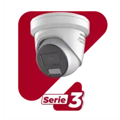 [ PROTECCIÓN ACTIVA ] Turret IP 4 Megapixel   Lente 2.8 mm   40 mts IR   Exterior IP67   Micrófono y Bocina Integrad