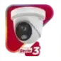 Turret IP 4 Megapixel Imagen a color 24 7 Lente 4 mm Luz Blanca 40 mts Exterior IP67 Micrófono Integrado