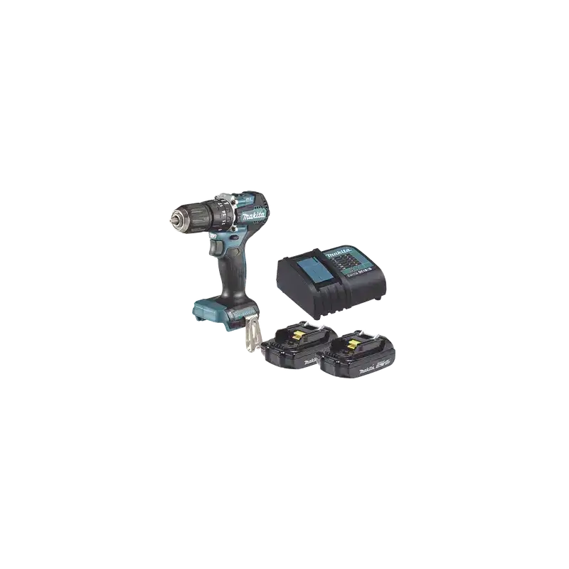 Rotomartillo Taladro Inalámbrico SIN CARBONES Broquero de 1 2 1700 RPM 18V� Torque: 42 N.m C 2 Bat. (1.5Ah) y Cargad Rotomartillo Taladro Inalámbrico SIN CARBONES Broquero de 1 2 1700 RPM 18V� Torque: 42 N.m C 2 Bat. (1.5Ah) y Cargad