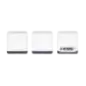 KIT de Sistema Inalámbrico H50G Mesh Doble banda 2.4GHz y 5GHz AC 1900Mbps 3 Puertos 10 100 1000 Mbps Control