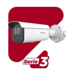 Bala IP 6 Megapixel Lente Mot. 2.7 a 13.5 mm 60 mts IR EXIR Exterior IP67 IK10 DARKFIGHTER PoE+ Micro|HIKVISION|Bala