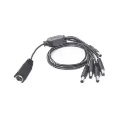Cable con 5 Vías para Alimentar 4 Cámaras TURBOHD y DVR TURBOHD epcom   HIKVISION