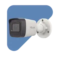 HiLook Series   Bala IP 2 Megapixel (1080p)   Lente 2.8 mm   20 mts IR   Exterior IP67   PoE   dWDR   H.265+   ONVIF