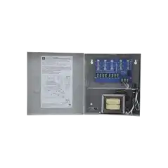 Fuente de poder ALTRONIX de 24 Vca   3.5 Amper o 28 Vca   3.0 Amper para 4 cámaras Con voltaje de entrada de 115 Vca