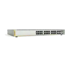 Switch PoE+ Administrable Capa 3 24 Puertos 10 100 1000 Mbps + 4 SFP Gigabit 370 W