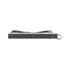 PDU Básico Para Distribución de Energía Con 12 Tomas NEMA 5 15R Traseras 1UR 15 Amp 120 Vca