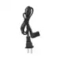 Cable de Alimentación Eléctrica para 120 240 Vca 1 Metro 2 Clavijas tipo Americano Conector en Forma tipo L Cable de Alimentación Eléctrica para 120 240 Vca 1 Metro 2 Clavijas tipo Americano Conector en Forma tipo L