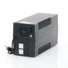 UPS de 1200VA 720W   Topología Línea Interactiva   Entrada y Salida 120 Vca   Clavija NEMA 5 15P   6 Tomas NEMA 5 15
