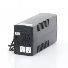 UPS de 850VA 510W   Topología Línea Interactiva   Entrada y Salida 120 Vca   Clavija NEMA 5 15P   6 Tomas NEMA 5 15R