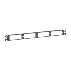 Patch Panel de Fibra Óptica Para 4 Placas Acopladoras FAP o FMP Color Negro 1UR