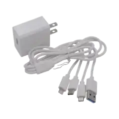 Cargador de pared USB de 5 Vcc 2A   Multi puertos   USB C   Micro USB   Tipo C   Lightning (iPhone)   Extensión de c
