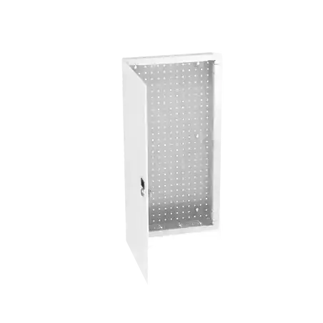 Gabinete Multipropósito de Montaje en Pared de 28 in de Altura Con Puerta Reversible Fabricado en Acero Color Blanco