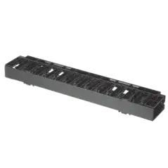 Organizador de cables horizontal de 19 1UR|THORSMAN|Accesorios para Rack Gabinetes|Tecnolobit Shop