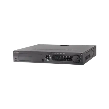 DVR 32 Canales TurboHD + 32 Canales IP   8 Megapixel (4K)   4 Bahías de Disco Duro   Audio por coaxitron   RAID 0156