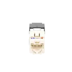 Conector Jack RJ45 Estilo TG con Ventana Mini Com Categoría 6 de 8 posiciones y 8 cables Color Negro|PANDUIT|Cables y Conectores|Tecnolobit Shop