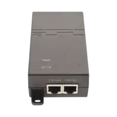 Inyector PoE estándar 802.3bt Multi gigabit 2.5G (56 V   1.08 A   60 W)