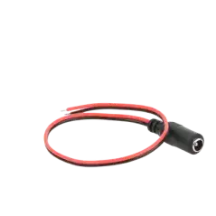 Cable con conector hembra alimentación para Vcc con puntas libres.