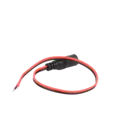 Cable con conector hembra alimentación para Vcc con puntas libres.