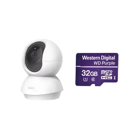 Kit de Cámara IP Wi Fi   Incluye 1 Pieza Modelo TAPOC200   2 Megapixel   Audio Doble Vía    Utiliza La App Tapo   1