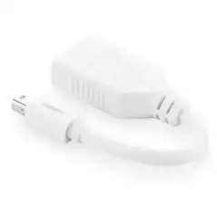 Cable Mini DP Macho a DP Hembra   Thunderbolt 2   Version DP 1.2   Soporta 4K 2K   Cable de 15cm   Color Blanco.