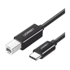 Cable de Impresora o escáner USB C   1m (6 pies)   USB Tipo C a USB 2.0 Tipo B   Soporta Thunderbolt 3   Alta veloci