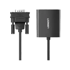 Entrada: VGA Macho   Salida: HDMI Hembra   Resolución de 1080P 60Hz   Puerto Estéreo de 3.5 mm   Plug and Play Sin C