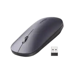 Mouse inalámbrico 2.4 GHz   Ultra Delgado y Silencioso   DPI 1000 1600 2000 4000 (Ajustable)    Alcance 10m   Scroll