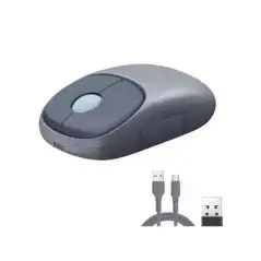 Mouse Inalámbrico  FUN   Recargable   2.4G  Bluetooth   4 Niveles de DPI   Silencioso   Ergonómico   5 Botones   Com