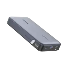 Power Bank de 25000mAh   3 Salidas 145W Max.   USB A + 2 USB C   PD 3.0 QC3.0   FCP   SCP   Pantalla Inteligente   C