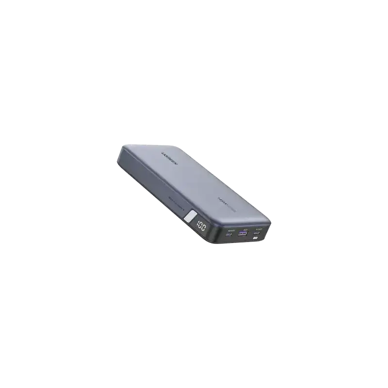 Power Bank de 25000mAh   3 Salidas 145W Max.   USB A + 2 USB C   PD 3.0 QC3.0   FCP   SCP   Pantalla Inteligente   C