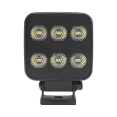 Luz de Trabajo Ultra brillante Cuadrada 6 LED 6552 Lúmenes 12 24 Vcd