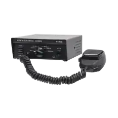 Sirena Vehicular de 100W de Potencia Con Switch Giratorio de 6 posiciones y Micrófono Integrado de Uso Rudo