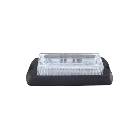 Luz Auxiliar Ultra Brillante X13 de 4 LEDs Color Claro con mica transparente