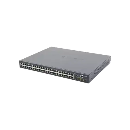 Switch Administrable Capa 2 de 48 Puertos Gigabit 10 100 1000T 4 Puertos SFP 100 1000X