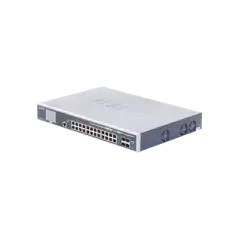 Switch Administrable Capa 3 24 Puertos Gigabit 802.3bt Hasta 600 W 4 Puertos 10 G SFP+ Con Pantalla Táctil para