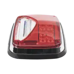 Luz de advertencia de 8 X 6 Color Rojo Con Luz de Trabajo Clara Ideal para Ambulancias