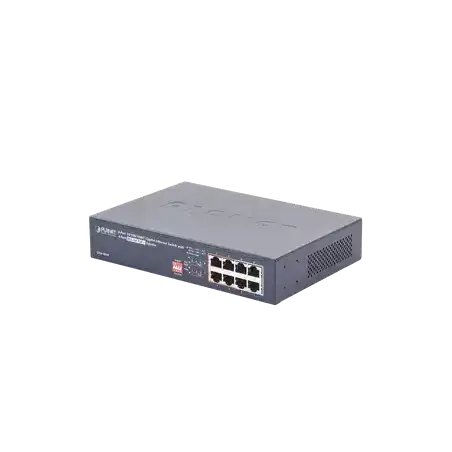Switch PoE no Administrable 8 Puertos 10 100 1000 Mbps con 4 Puertos PoE 802.3af at Modo Extender Hasta 250 mts