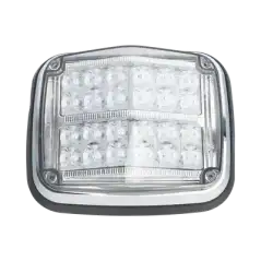 Luz de advertencia de 8 X 6 Color Rojo   Claro SAE  IP67 Ideal para Ambulancias