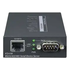 Convertidor de Medios de RS-232  RS-422  RS-485 a Fast Ethernet Administración Web SNMP y Telnet