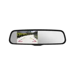 Espejo retrovisor con Pantalla LCD con atenuación automática cuenta con entradas de video duales