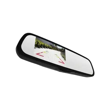 Espejo retrovisor con Pantalla LCD con atenuación automática cuenta con entradas de video duales