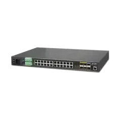 Switch Industrial Administrable Capa 2  24 Puertos Gigabit 4 Puertos Combo Gigabit SFP 2 SFP+ 10G Soporta Temper